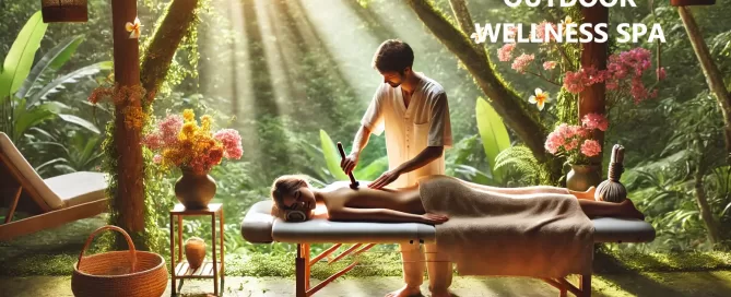 The Massage Benefits of Wood Therapy at Jardin Secret Outdoor Spa